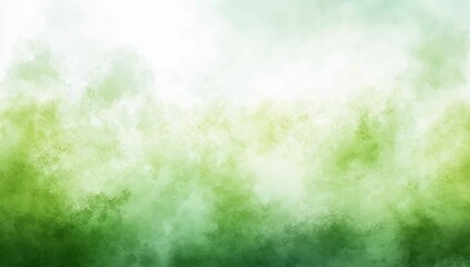 Wall Mural - Abstract Watercolor Background With Green And White Brushstrokes Perfect For Spring And Summer Designs. Perfect for Spring and Summer Backgrounds. Suitable For Posters and Prints. Great For Graphic
