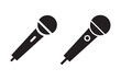 © Top - Microphone Icons set. variant microphone icon. Karaoke mic. Podcast microphone. web and mobile icons. vector illustration