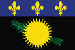 © Flag - Guadeloupe flag. Flag of Guadeloupe. Flag icon. Standard color. Standard size. Rectangular flag. Computer illustration. Digital illustration. Vector illustration.