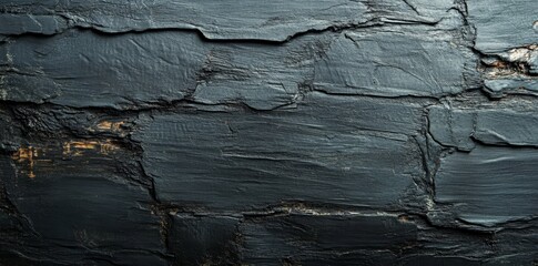 Poster - A dark and grungy texture with bold brush strokes creates a dramatic sense of depth and an air of mystery, ideal for artistic and creative design projects