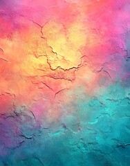 Poster - Pastel hues blend together in a textured abstract backdrop to produce a dreamy ambiance