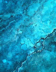 Wall Mural - watercolor artwork depicting a stunning nebula with purple and blue hues and numerous stars