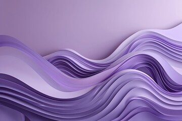 Poster - Gentle Lavender Wave Design for Serene Backdrop and Elegant Decoration