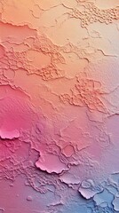 Poster - an abstract pattern is formed by white veins set against a background of pink and gray
