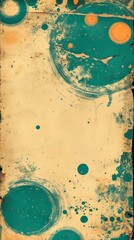 Poster - A textured background featuring abstract yellow and green hues, complete with scratches and stains