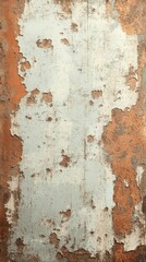 Poster - Aged white wall exhibiting distress, cracks, and peeling paint that reveals a grungy texture