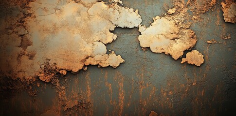 Poster - The surface features a grunge texture with deep black and brown hues, resulting in intense visual complexity and a moody atmosphere