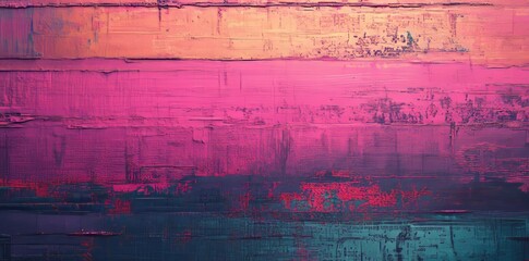 Poster - A colorful abstract background with grunge texture is created through digital distortion, blending vibrant graphic design elements to achieve modern visual impact