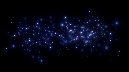 Wall Mural - sparkles isolated celebration video effects