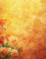 Poster - The soft pastel colors in this abstract yellow artwork evoke the warmth and tranquility of a clear sunny sky