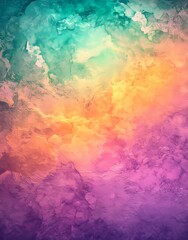 Poster - A colorful abstract background is characterized by its flowing vibrant hues