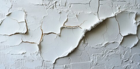 Poster - an abstract design is created by the combination of light, shadow, and texture on a white surface