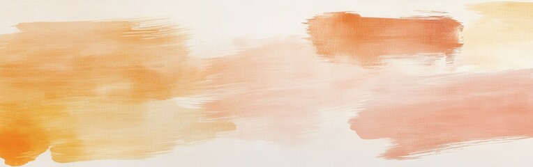 Poster - Minimalist pencil strokes create a serene wash of jagged colors in soft hues