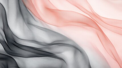 Poster - Elegant gradient created with soft pencil strokes showcasing a blend of black, pink, and white colors
