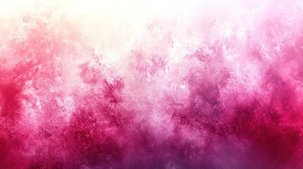 Wall Mural - Pink, red, and white watercolor cloud texture background
