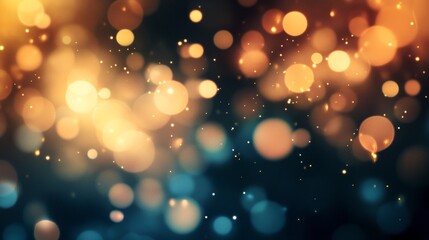 Aufkleber - Soft orbs of light swirl and shimmer, creating a magical atmosphere filled with warmth and wonder. This enchanting display unfolds in a dreamy blend of colors and textures
