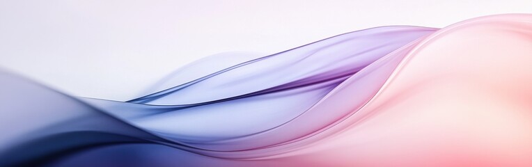 Leinwandbilder - Elegant abstract gradient with smooth transitions from purple to soft pink hues in an artistic display