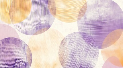 Fototapete - Circular pencil strokes form a dynamic abstract pattern with soft hues, ideal for a creative backdrop or design