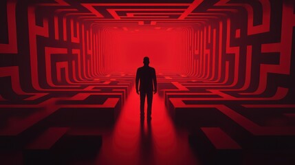 Poster - Digital Maze with Hacker at the Center of Cyber Security Challenge