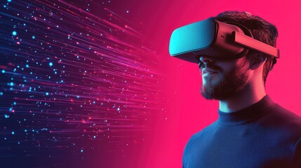 Poster - Immersive Futuristic Virtual Reality Experience in Dynamic Cyberspace Environment