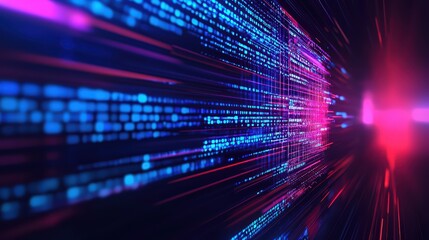 Poster - Dynamic Visual Representation of Quantum Computing with Cyber Attack and Glitching Effects