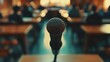 © Sukumar - Conference microphone in focus wallpapers
