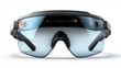© The prominence - Smart glasses with real-time translation screen on white