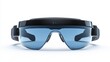 © The prominence - Smart glasses with real-time translation screen on white