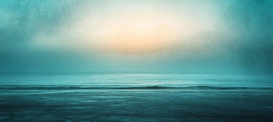 Poster - The abstract background presents a soft and elegant visual effect, achieved through a smooth gradation of light blue and white, and subtly enhanced with a grainy texture