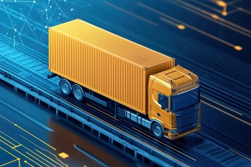 Poster - Digital Twin Logistics Management Interface for Efficient Transportation Systems