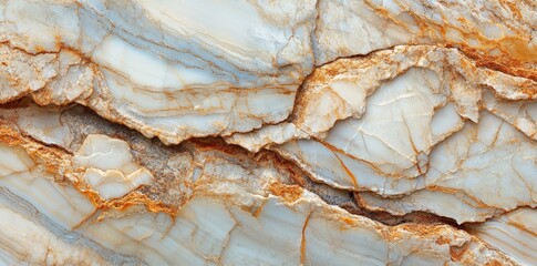 Poster - Intricate veins on a beige marble surface create a distinctive grunge texture, making it suitable for incorporation into backgrounds and design projects