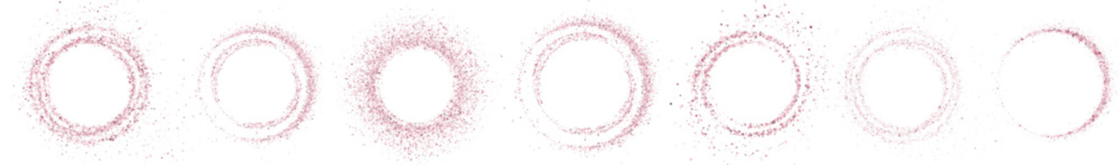 Poster - Red glistering swirl of sparkling particles with a twirling stardust trail and bright light effects. Perfect for Christmas designs, luxury decorations, magic motion effects, and glamour visuals.	
