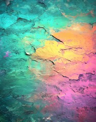Poster - an abstract background with a colorful, ethereal quality reminiscent of a nebula or cloudy skies
