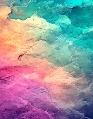 Poster - A dreamy atmosphere is created by the swirling of pastel colors in an abstract textured background