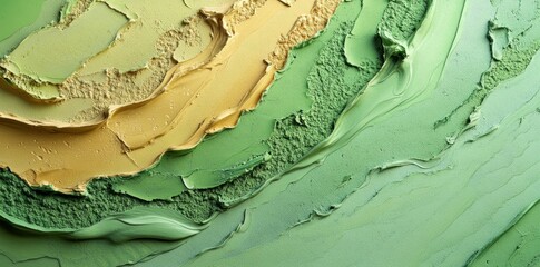 Poster - The application of decorative plaster texture results in dynamic lines and shapes, yielding a one-of-a-kind textured wall surface