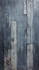 Poster - Gray and white brush strokes come together to create a textured, artistic design on an abstract background