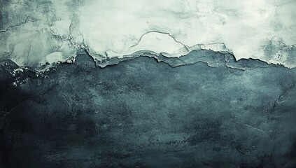 Poster - The dramatic and mysterious atmosphere is created by a dark watercolor painting