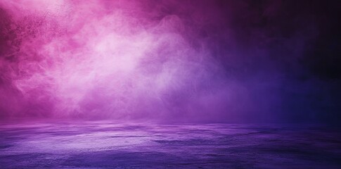 Poster - A purple gradient background is used to create a soft and dreamy atmosphere, suitable for digital art, presentations, or web design