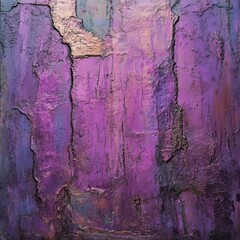 Poster - An abstract textured effect is the result of a grainy purple gradient used as a background