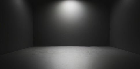 Poster - A metallic silver gradient background with a subtle grunge texture gives a modern and industrial aesthetic
