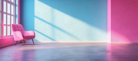 Poster - A subtle textured effect is generated by the use of a beige grainy gradient background