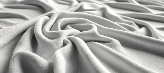 Poster - On an abstract grainy texture background, there is a soft wavy pattern visible