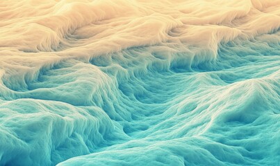 Fototapete - With its textured finish and stunning turquoise and green gradient, this background is a great choice for design work and artistic projects