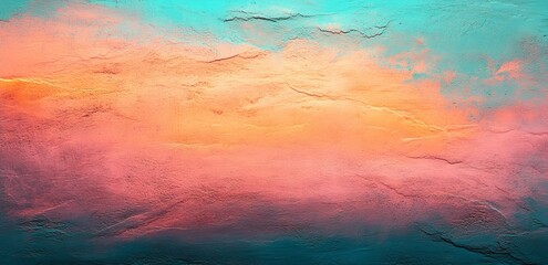 Fototapete - A delicate pink to soothing blue gradient background with a subtle texture brings an air of elegance to design projects