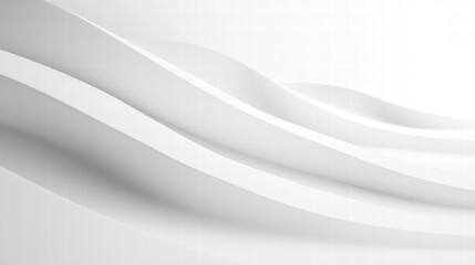 Poster - abstract wave-like architecture: a minimalist study in form and texture. clean lines, gentle curves,
