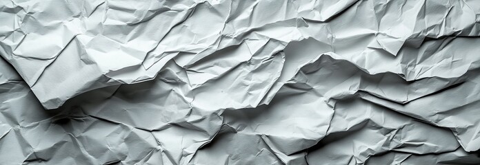 Poster - A grunge effect is achieved through the use of a wide panoramic background texture of crumpled brown wrapping paper