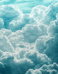 Poster - The textured light blue background, which resembles the sweeping motion of brush strokes, effectively crafts a dreamy atmosphere