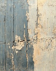 Poster - A vintage look is created by the abstract paint and visible brush strokes on a textured canvas background
