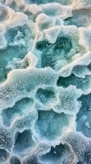 Fototapete - A dynamic composition is formed by the intersection of lines on a background that is light green and textured