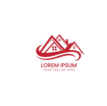 Real estate logo gradient minimalist design